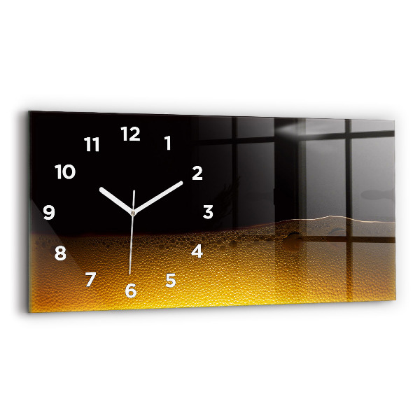 Reloj de cristal horizontal Zumo de naranja
