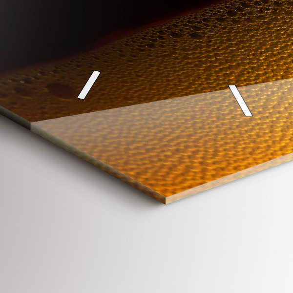 Reloj de cristal horizontal Zumo de naranja