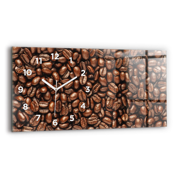 Reloj de cristal horizontal Café en grano