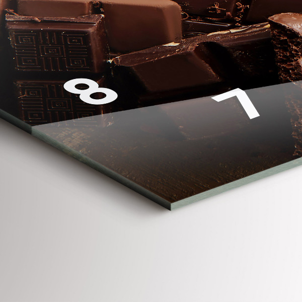 Reloj horizontal Barritas de chocolate