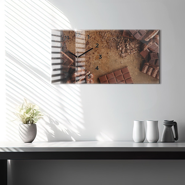 Reloj horizontal Barritas de chocolate