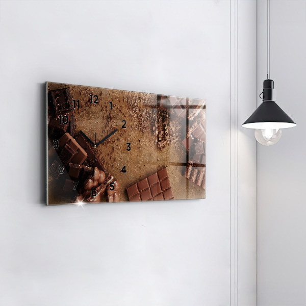 Reloj horizontal Barritas de chocolate