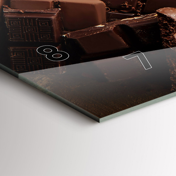 Reloj horizontal Barritas de chocolate