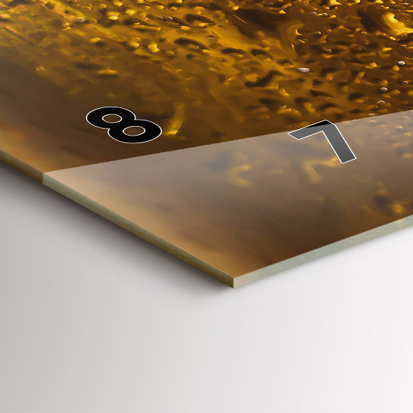 Reloj de cristal horizontal Jarra de cerveza