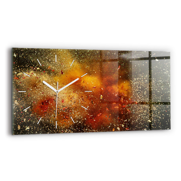 Reloj horizontal Abstracción de especias