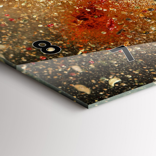 Reloj horizontal Abstracción de especias