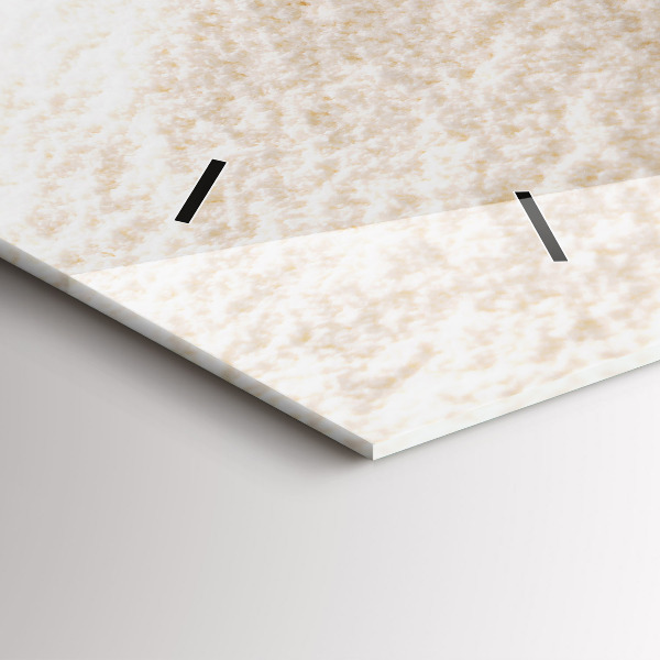 Reloj de cristal horizontal Harina