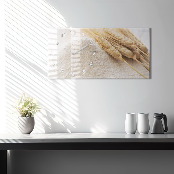 Reloj de cristal horizontal Harina