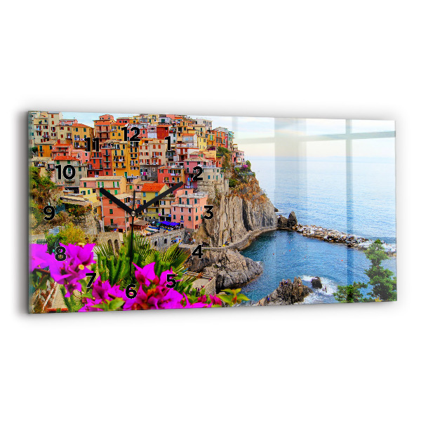 Reloj horizontal Costa de Cinque Terre