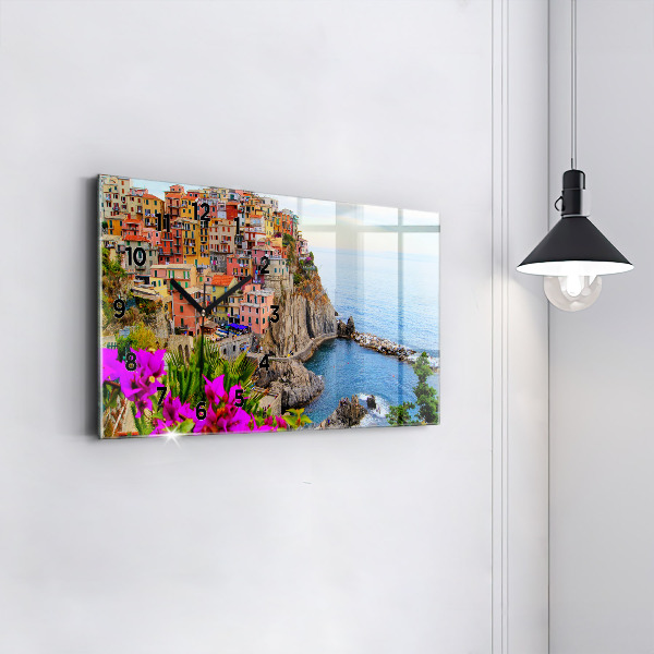 Reloj horizontal Costa de Cinque Terre