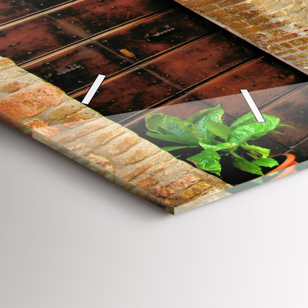 Reloj horizontal Calle pintoresca