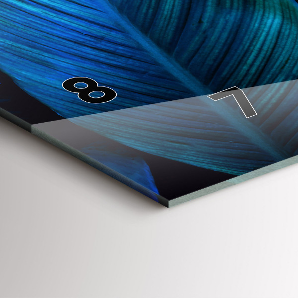 Reloj horizontal Naturaleza tropical