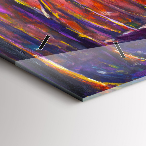 Reloj horizontal Pareja en el bosque