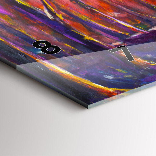 Reloj horizontal Pareja en el bosque