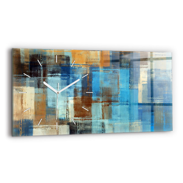 Reloj horizontal Fondo colorido - abstracto