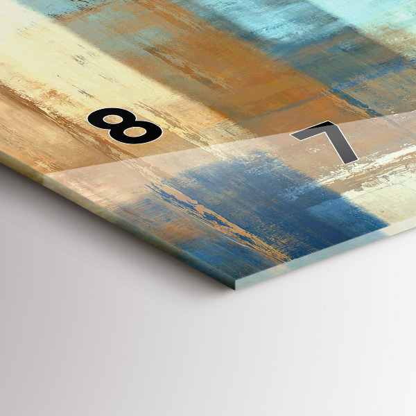 Reloj horizontal Fondo colorido - abstracto