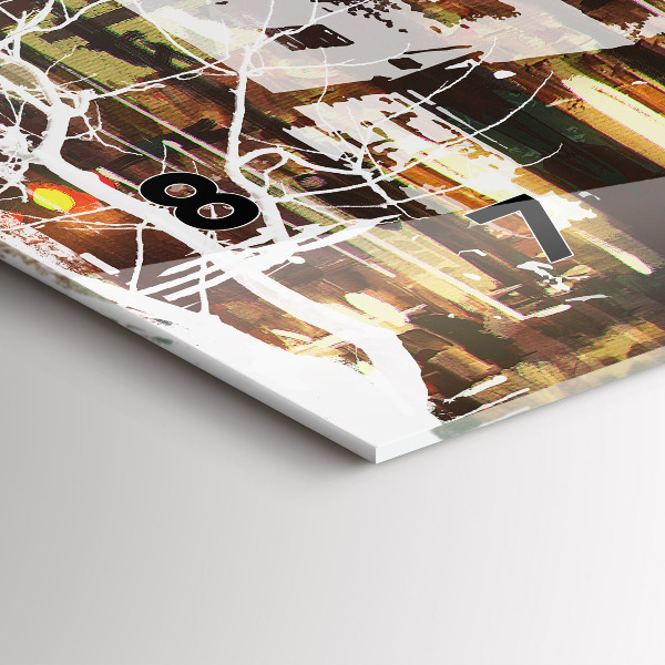 Reloj de cristal horizontal Nueva York