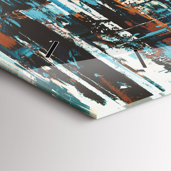 Reloj de cristal horizontal Arte callejero