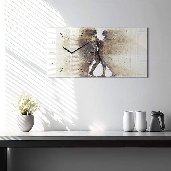 Reloj horizontal Abstracción gente arena