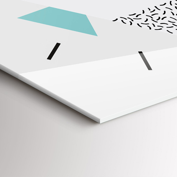 Reloj horizontal Patrón geométrico