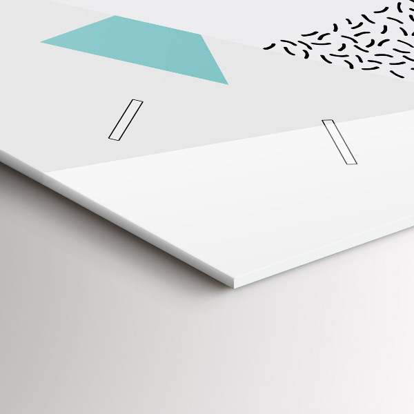 Reloj horizontal Patrón geométrico