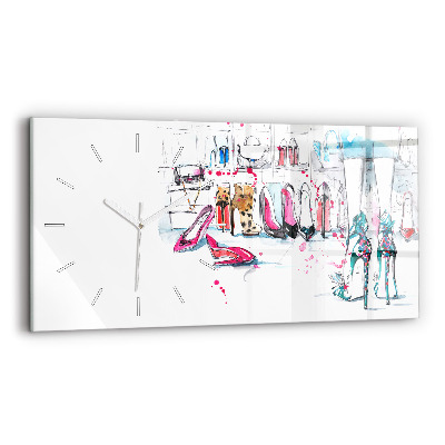 Reloj de cristal horizontal Elemento de feminidad