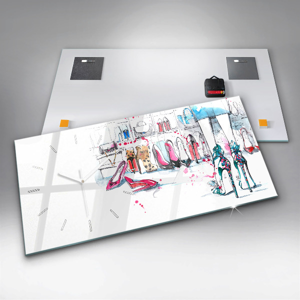 Reloj de cristal horizontal Elemento de feminidad