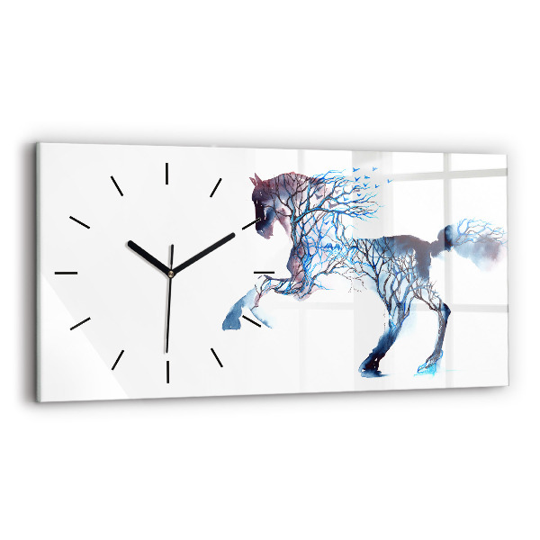 Reloj de cristal horizontal Naturaleza animal Altruismo
