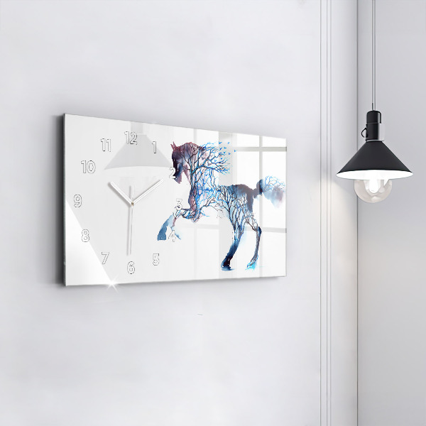 Reloj de cristal horizontal Naturaleza animal Altruismo