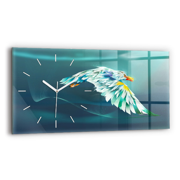 Reloj horizontal Imagen de un águila volando