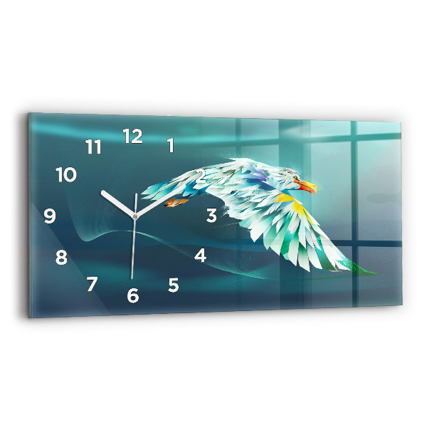 Reloj horizontal Imagen de un águila volando