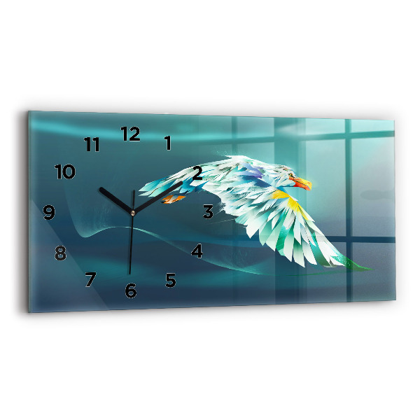Reloj horizontal Imagen de un águila volando