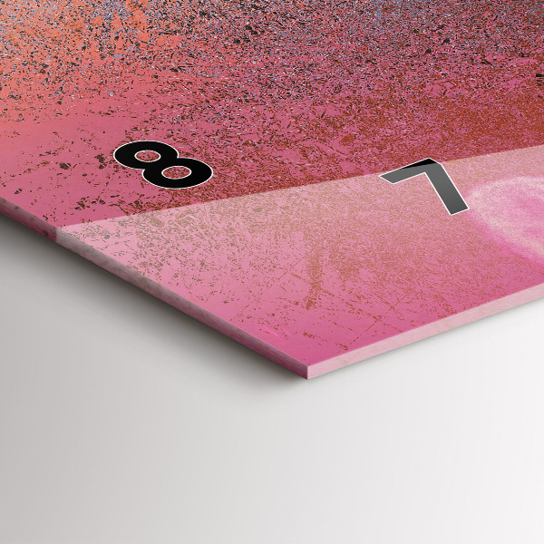 Reloj de cristal horizontal Ciberespacio