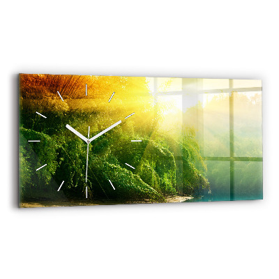 Reloj de cristal horizontal Naturaleza tranquila