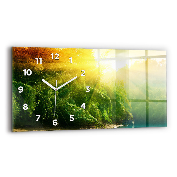 Reloj de cristal horizontal Naturaleza tranquila