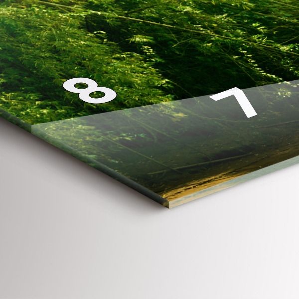 Reloj de cristal horizontal Naturaleza tranquila