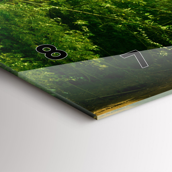 Reloj de cristal horizontal Naturaleza tranquila