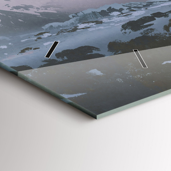 Reloj de cristal horizontal Astronautas Vía Láctea