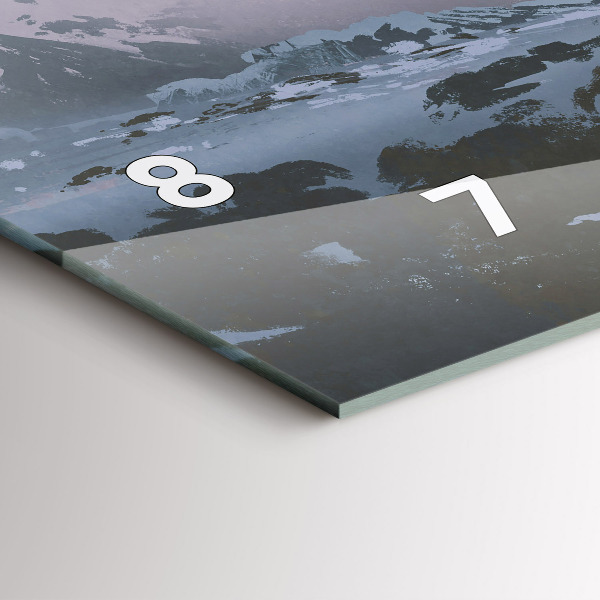 Reloj de cristal horizontal Astronautas Vía Láctea