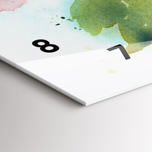 Reloj de cristal horizontal Visualización de la naturaleza