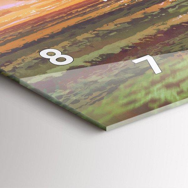 Reloj horizontal Concierto en la playa