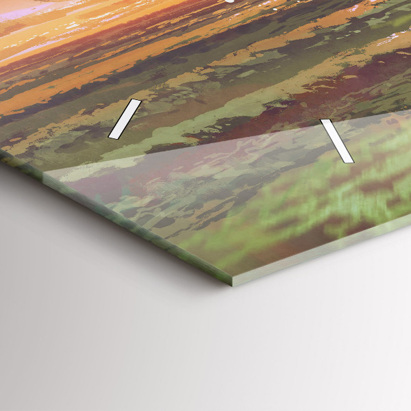 Reloj horizontal Concierto en la playa