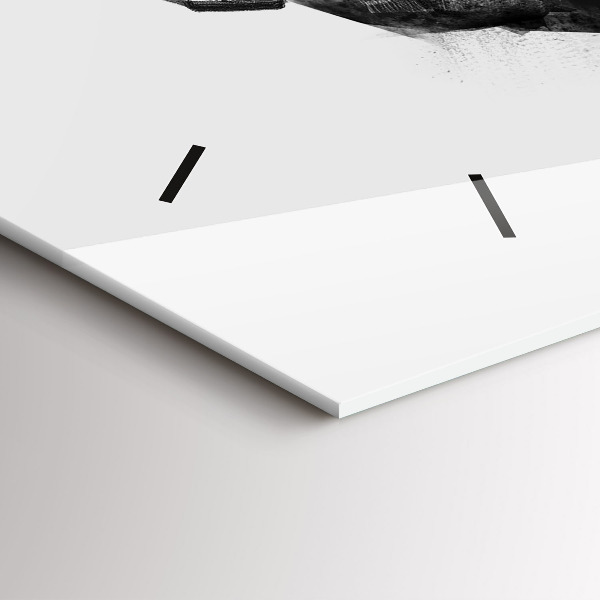 Reloj horizontal Dibujo oso