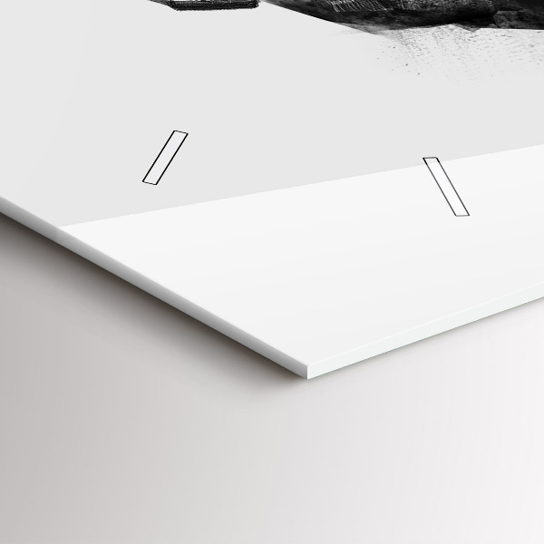 Reloj horizontal Dibujo oso