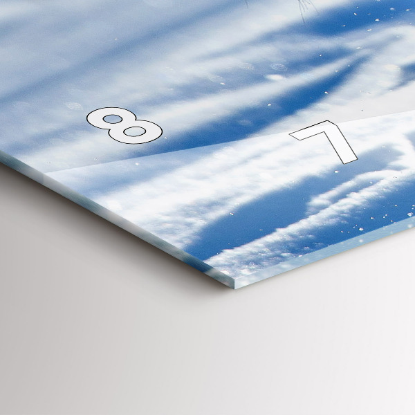 Reloj horizontal Paso adelante audaz