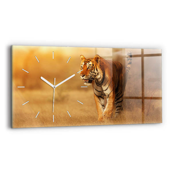 Reloj horizontal Tigre de caza