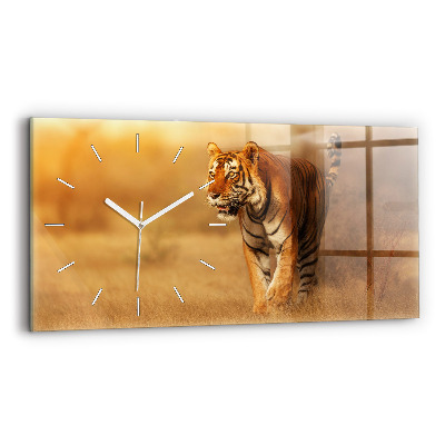 Reloj horizontal Tigre de caza
