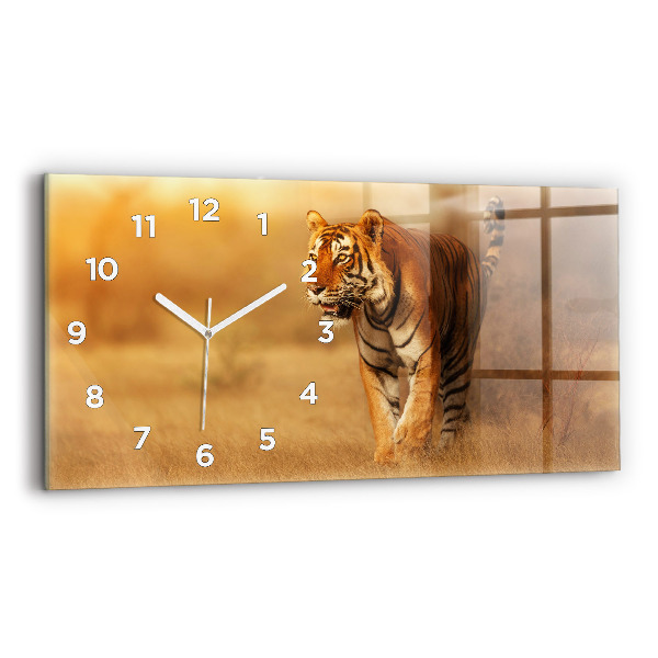 Reloj horizontal Tigre de caza