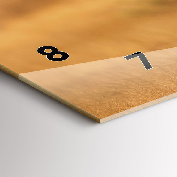 Reloj horizontal Tigre de caza