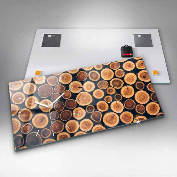 Reloj horizontal Madera